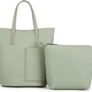 Small Bucket Purses for Women Top Handle Purses and Satchel Handbags with Cosmet